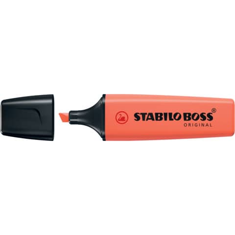 Textmarker BOSS® ORIGINAL Pastel, Korallrot STABILO 70/140