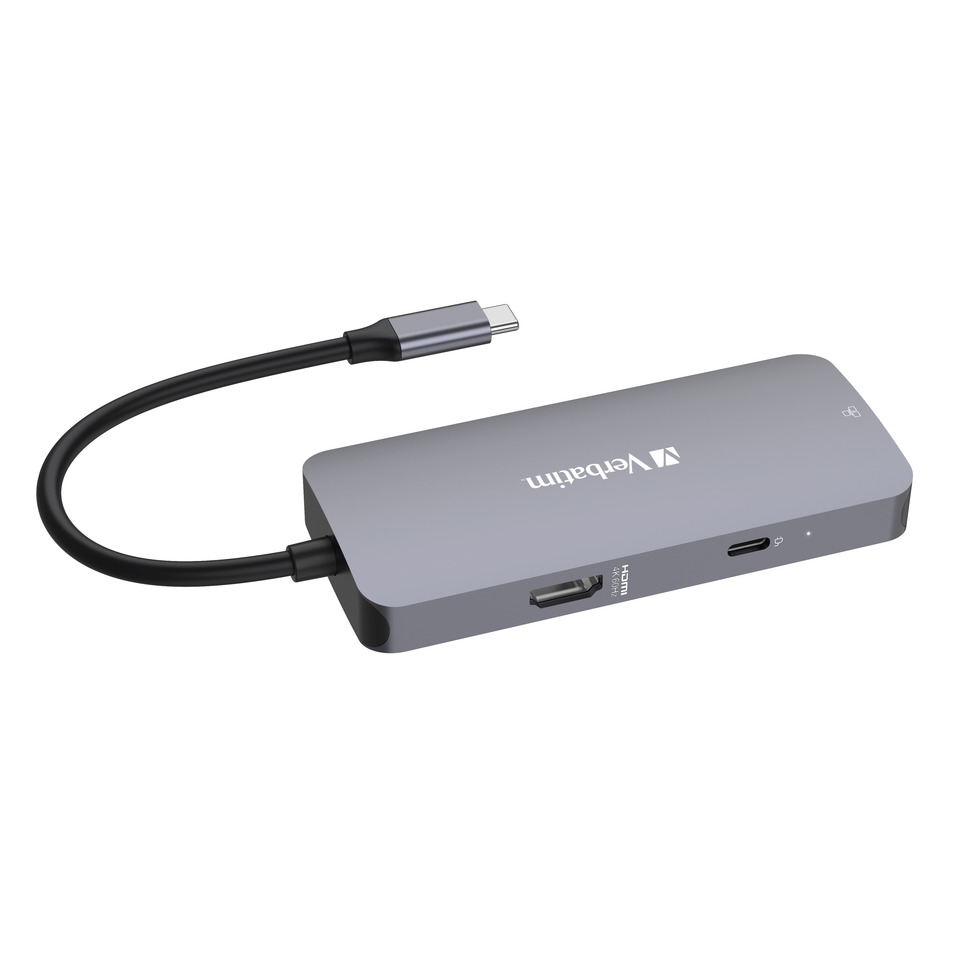 HDMI, USB-C, Adapter, Aluminium, Dockingstation