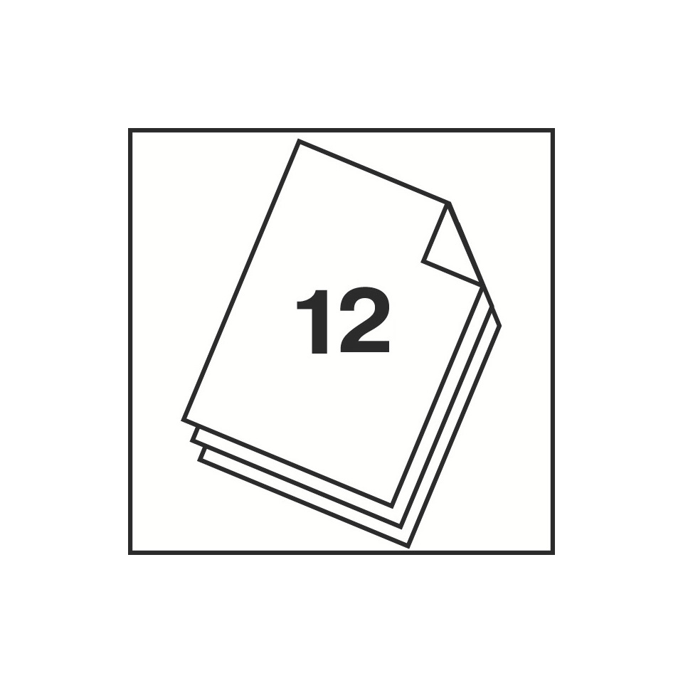 not available, gestapelte notizblätter, papier, seiten, 12
