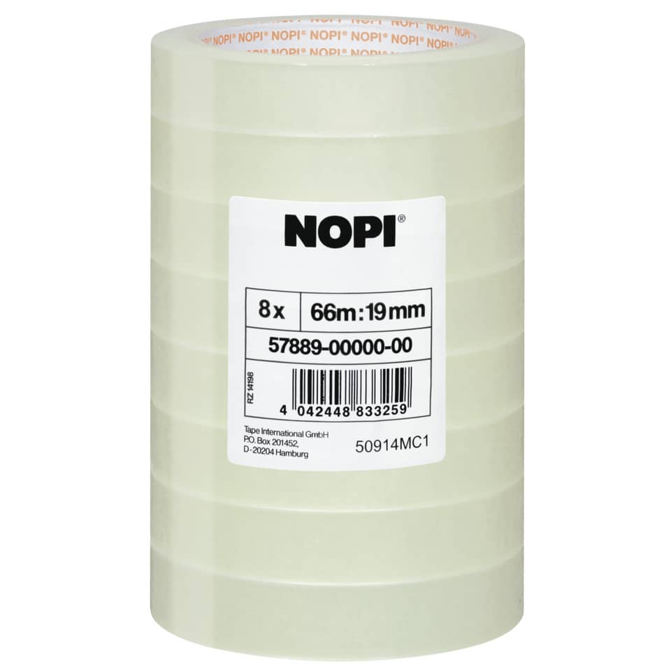 Klebeband, Schwarz/Weiß?, Transparent?, Etikett, NOPI