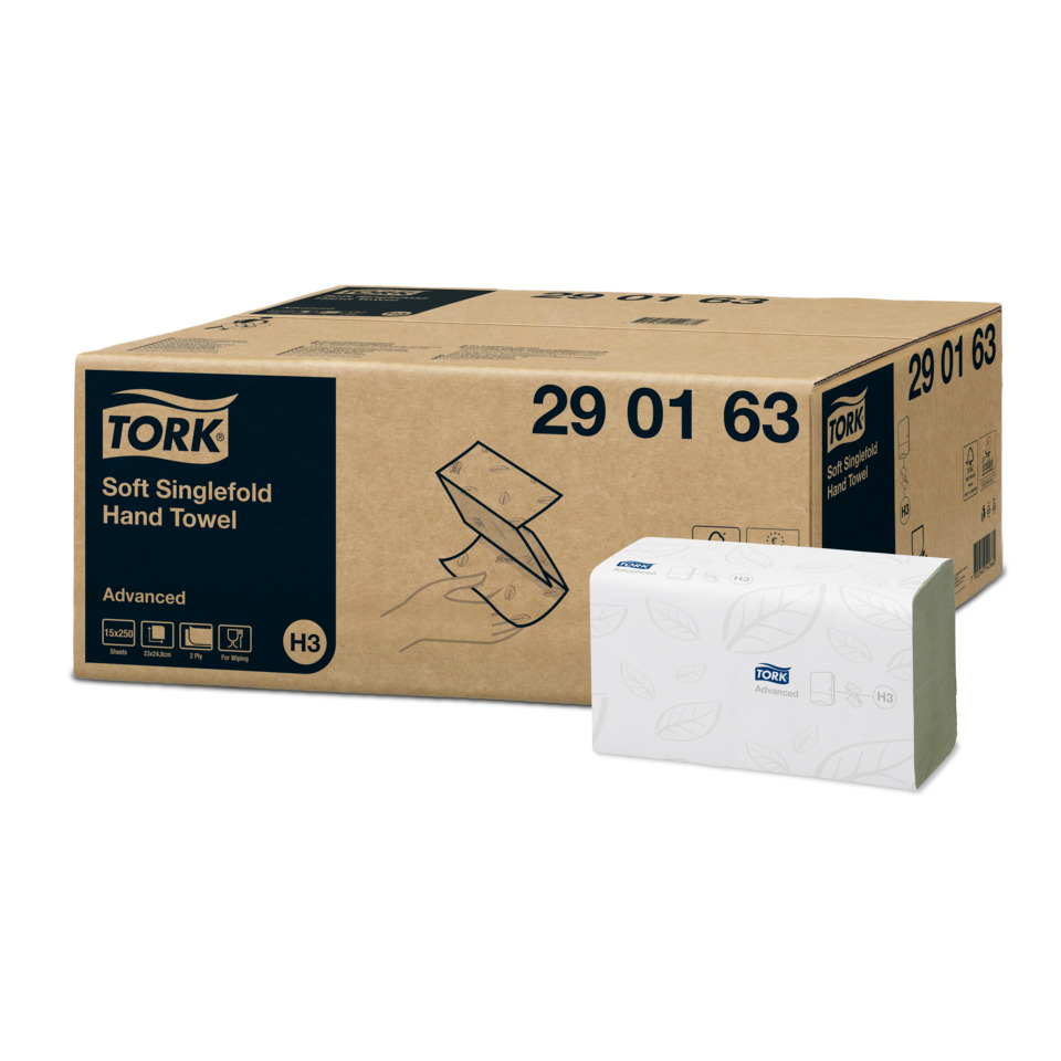 Handtuch, Papierhandtuch, Soft, H3, Tork