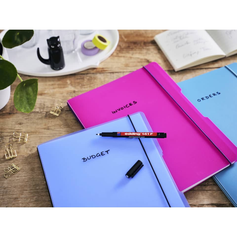 Budget, Invoices, Notebooks, Pen, Binder