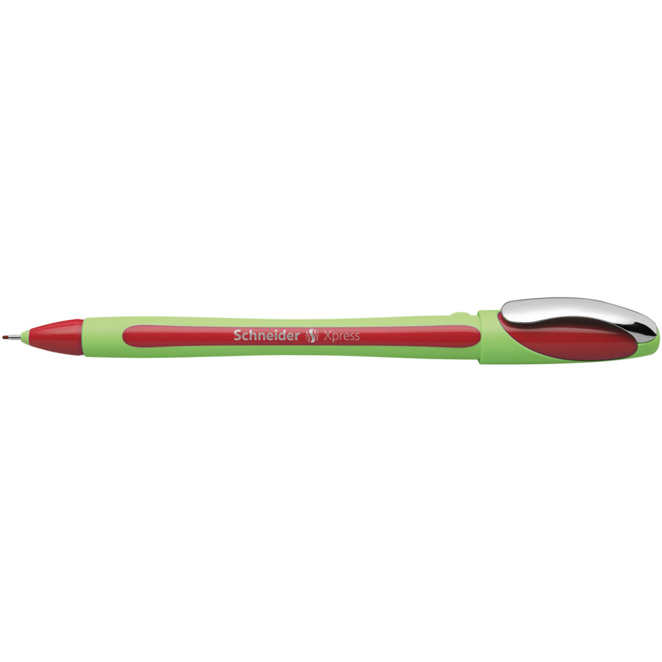 Kugelstift, Schreiber, Xpress, neongrün, rote Akzent