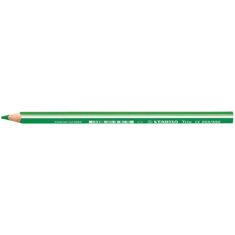 Bleistift, Grün, Holzspitze, Rundmechanik, Trio 203/550