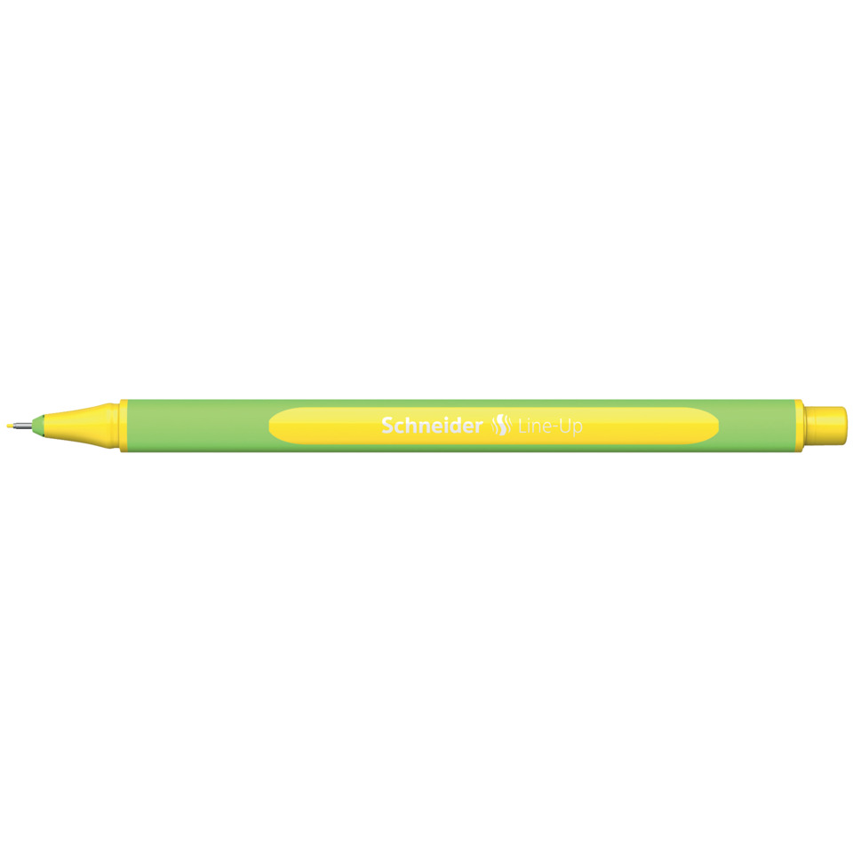 Line-Plus Stift, Textmarker, grün, gelb, Kappe abnehmbar