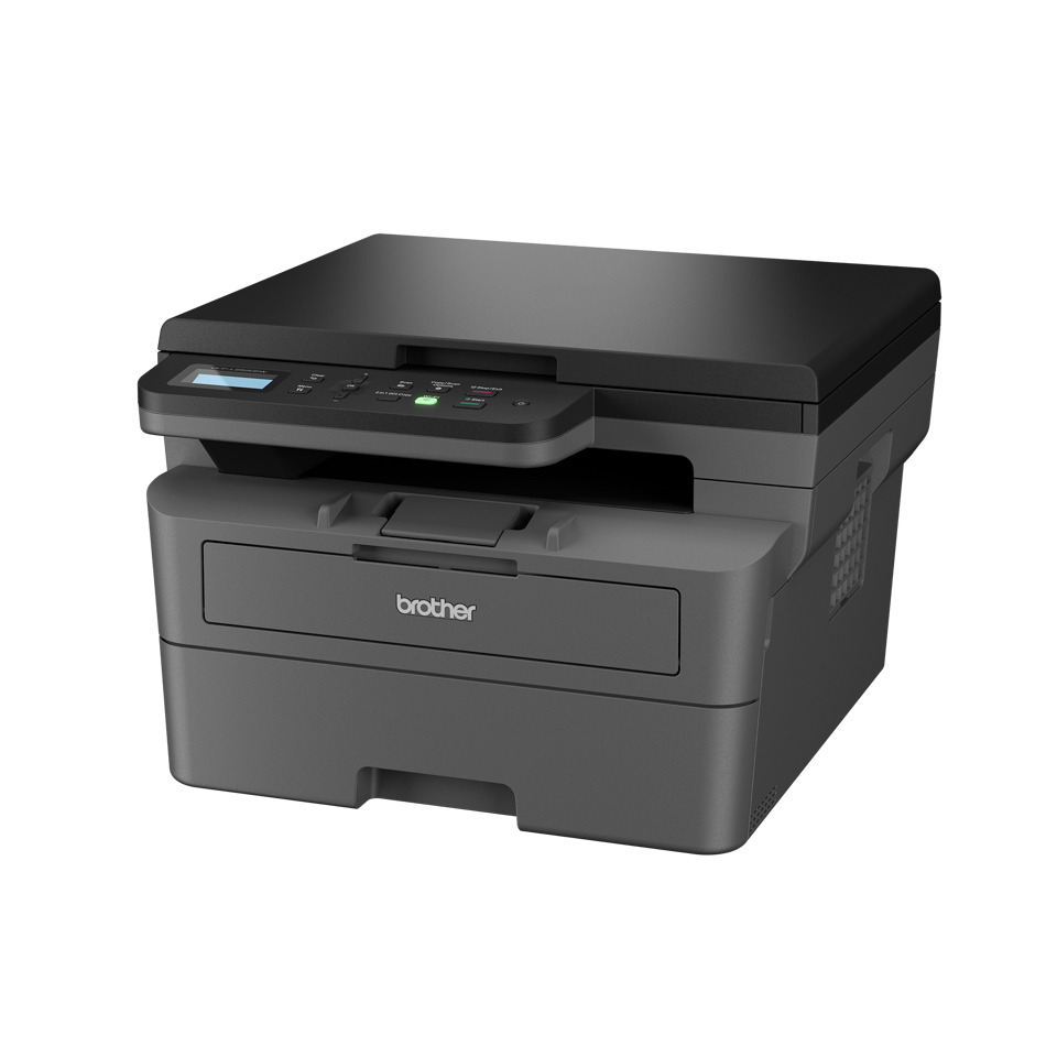 Multifunktionsdrucker, Laserdrucker/LED-Drucker, Grau, Papierfach, Brother sichtbar