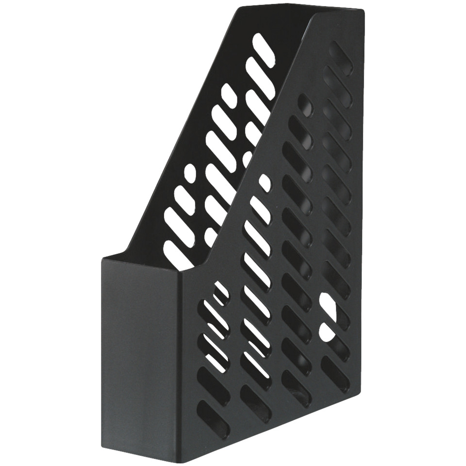 Schreibtisch-Organizer, Aktenhalter, Schwarz, Metall, Löcher