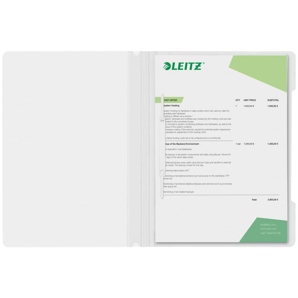 notebook, Dokumentenhülle, Ordner, Präsentationsordner, grüne Akzente
