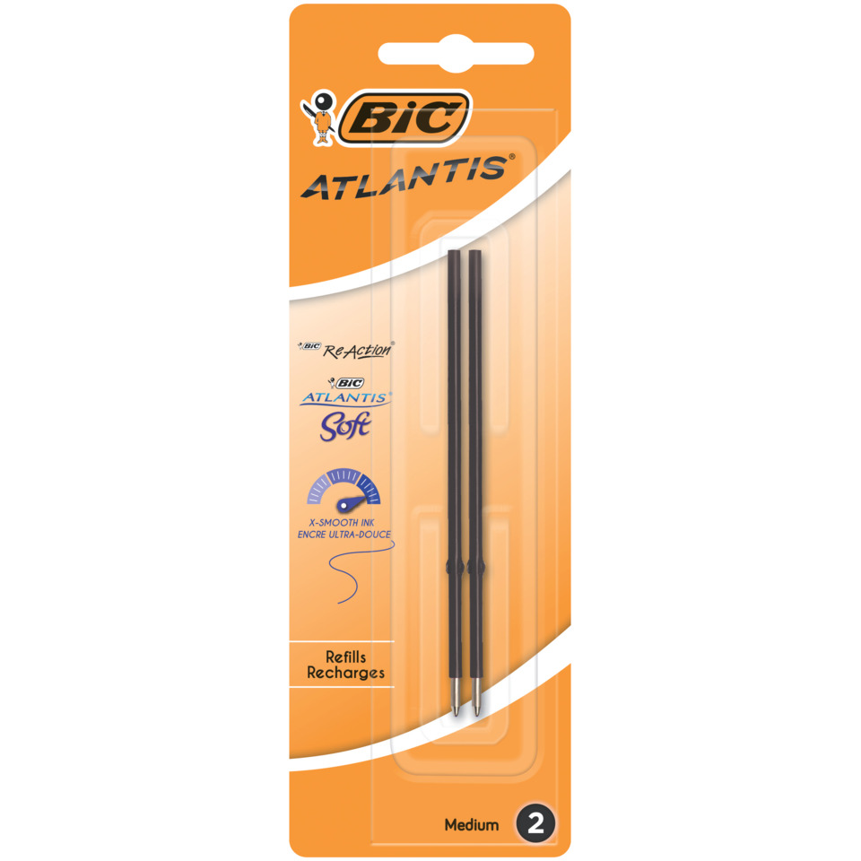Bleistiftspitzer, Refill-Set, Atlantis, Medium, 2-Stück