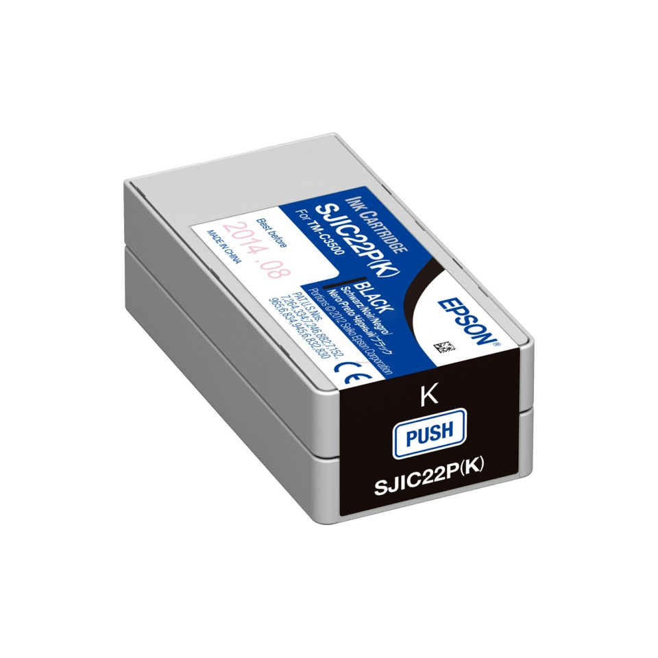 Tintenpatrone, SILBER, Schwarz, EPSON, K