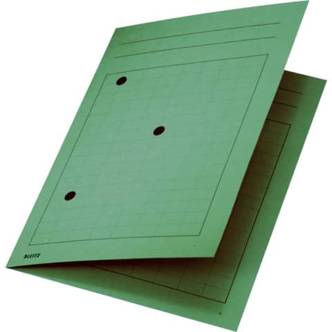 Umlaufmappe, A4, Gitterdruck, 320g/m², grün LEITZ 3998-00-55