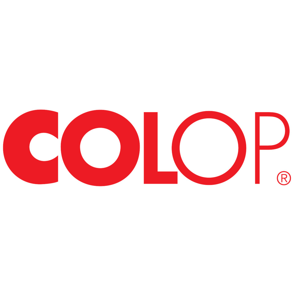 Logo, Rot, Text, COLOP, Markenzeichen