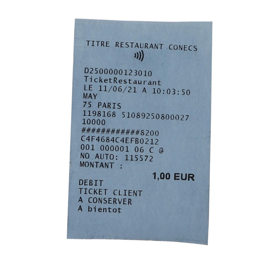 Kassenbon, Quittung, Rechnung, Kassenzettel, Zahlung 1,00 EUR
