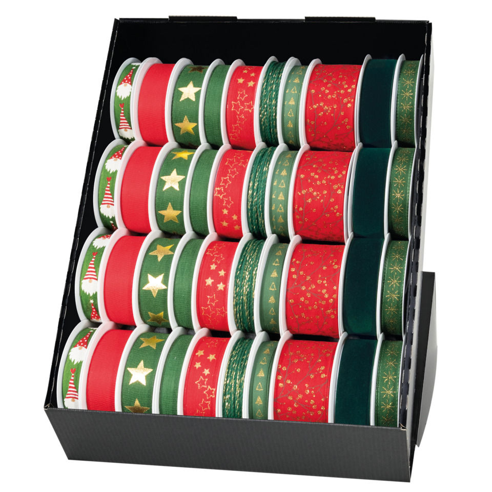 Schmuckband, Samtband, Spitzenband, Weihnachtsband, Rollenband