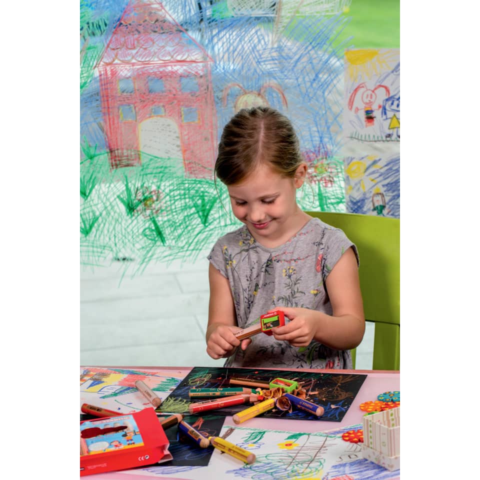 Kinderzeichnung, Buntstifte, Klecksbild, Papierkunst, Spielzeug