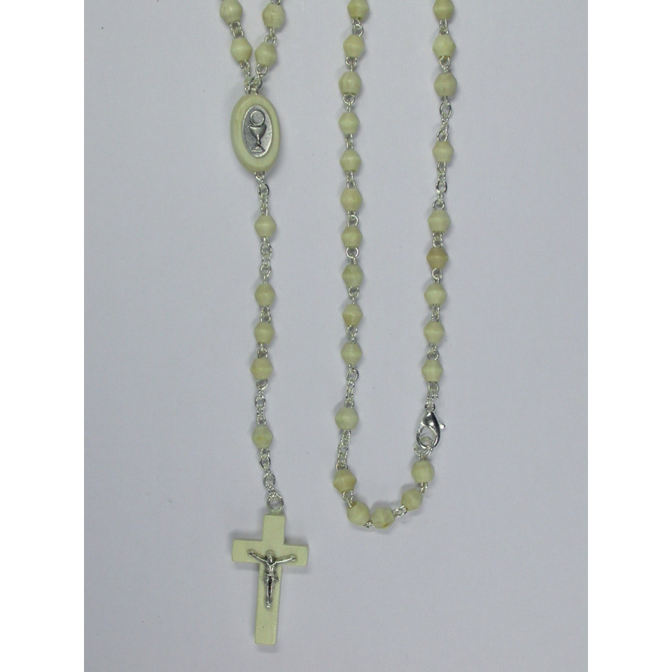Kette, Kreuzanhänger, Beadenkette, Gliedenkette, Religiöses Schmuckstück