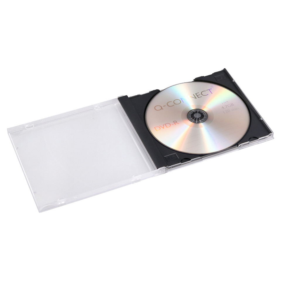 CD/DVD, CD-R, leere Hülle, Disc in Hülle, optische Scheibe