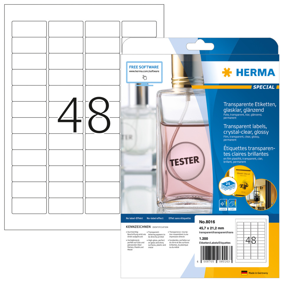 Etiketten, Transparente, Tester, Flasche, Glas