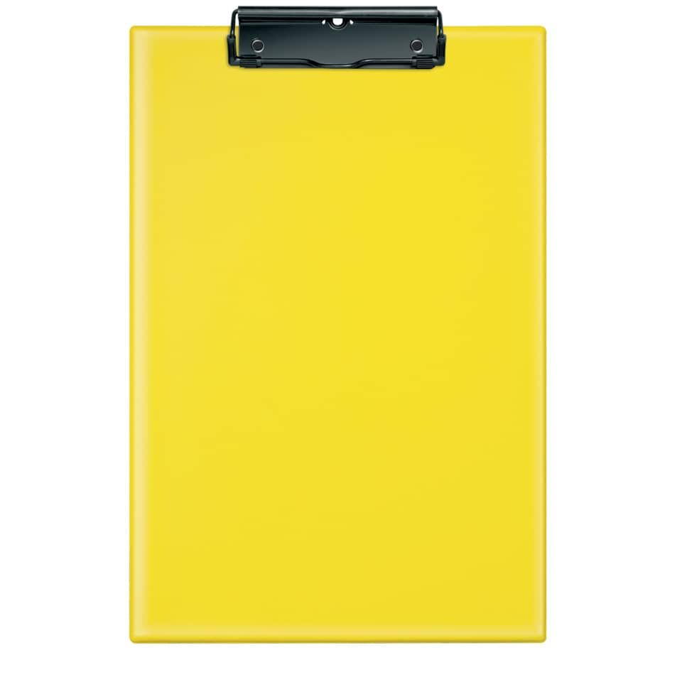 Clipboard, Gelb, Clipboard-Board, Kunststoff, Uniforme Farbe