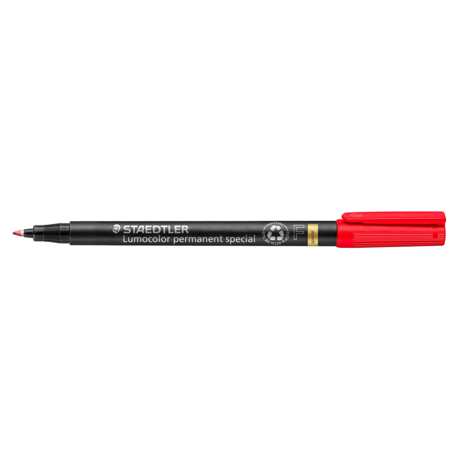 Luminolor Permanentmarker, Lumocolor, Permanentmarker, Rote Kappe, Staedtler