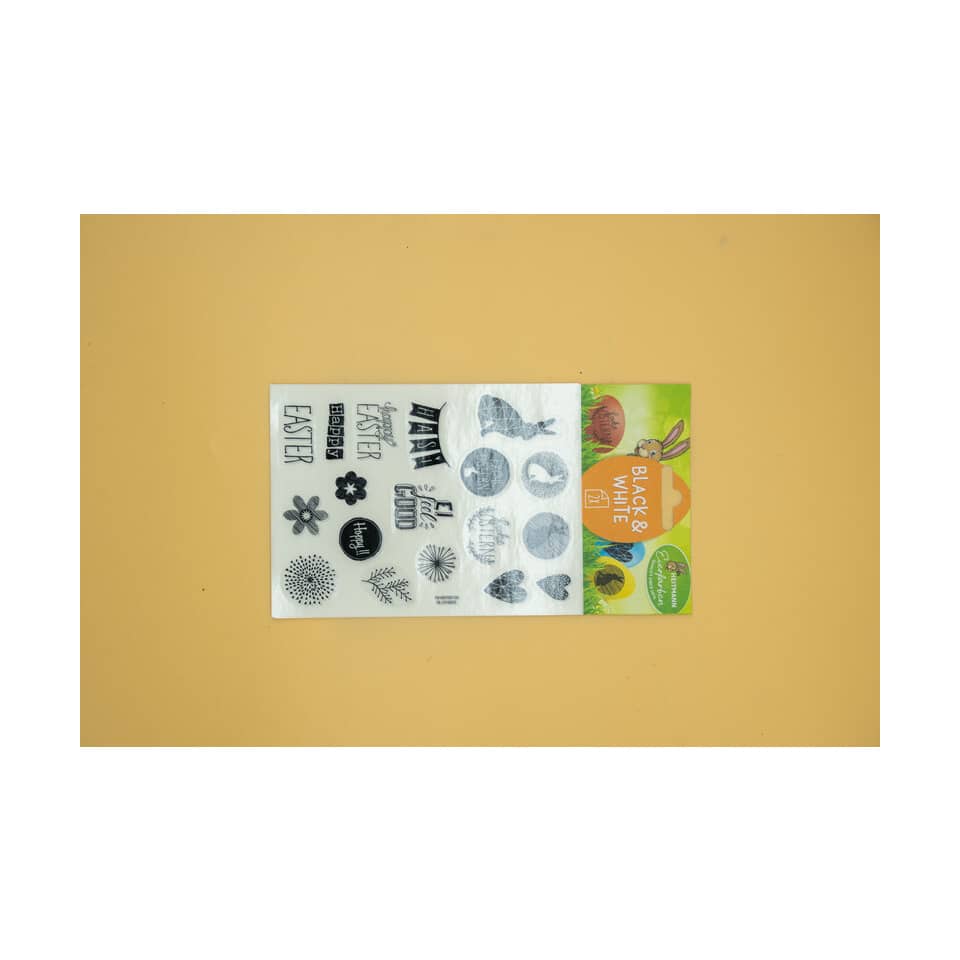 Stempelset, Motivstempel, Schriftstempel, Blumenmuster, Weißkopf-Set