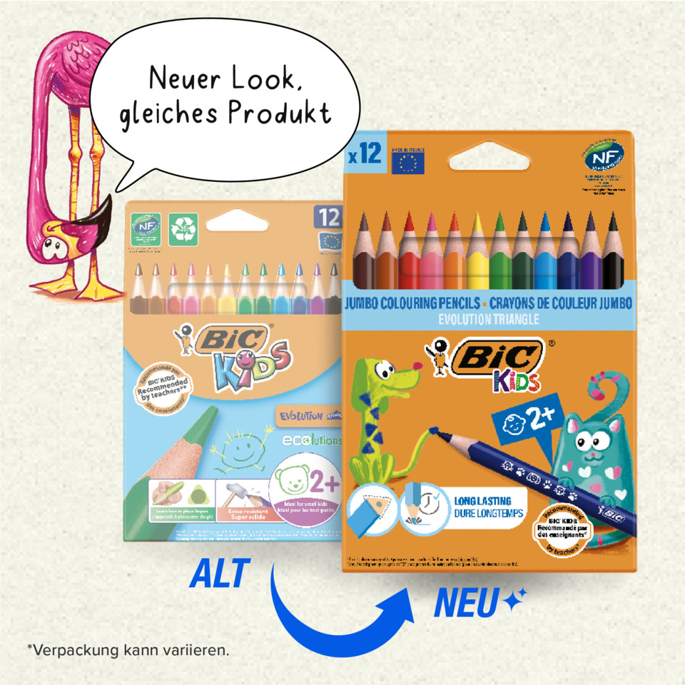 Buntstifte, Wachsmalkreiden, Kinderzeichnung, Buntstiftset, Jumbo 12er Set