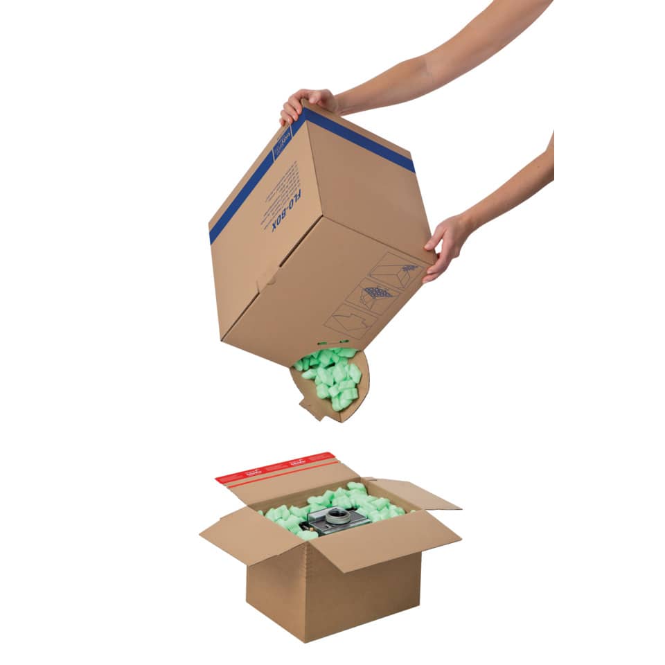 Umzugskarton, Kartonbox, Luftpolster, Schaumstoff, Verpackung