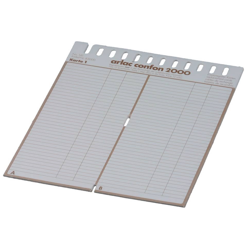 Kartenblock, Spiralblock, Notizblock, A4-Format, Kleines Kalendarium