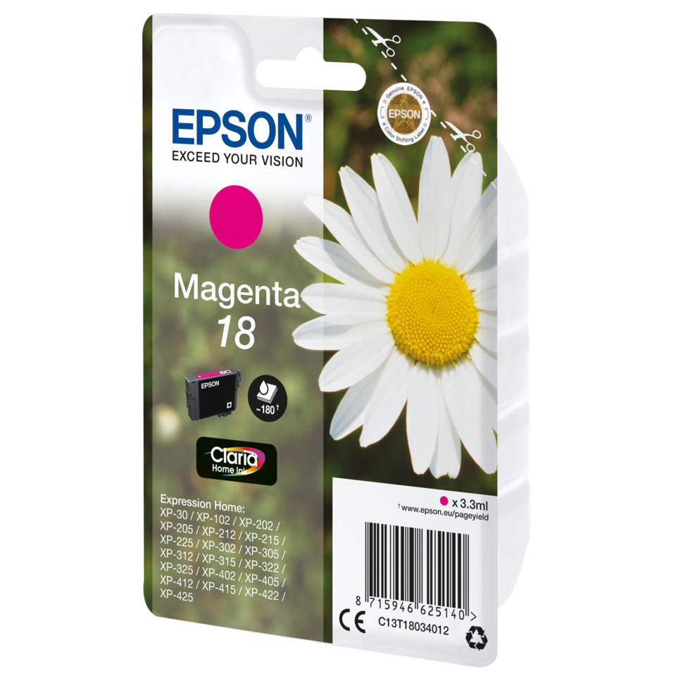 Magenta, Tintenpatrone, Epson, XP-, Claria Core Ink
