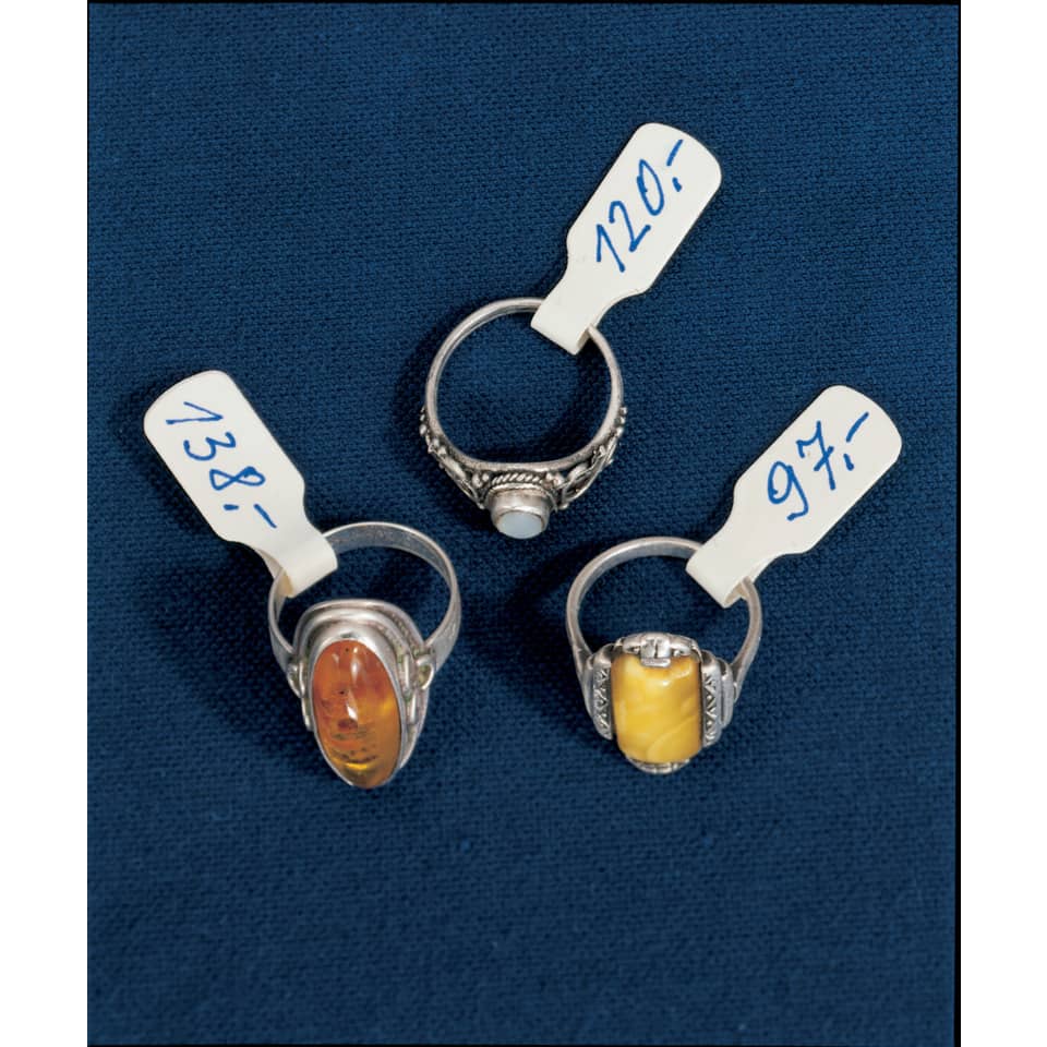ring, Amber, Silber,  Edelstein, Preisetikett