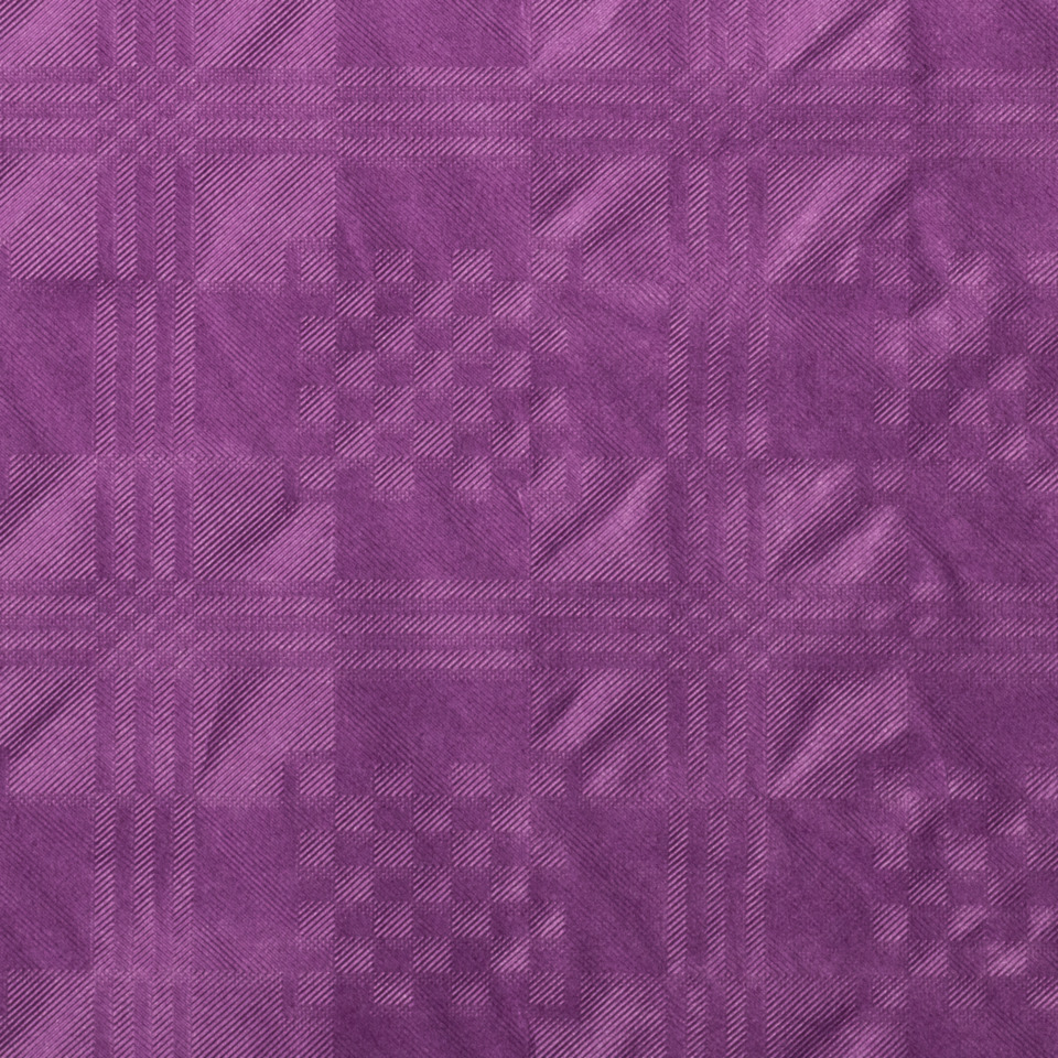 Plüsch, Gepunktete Muster, Karo Muster, Violett, Textil