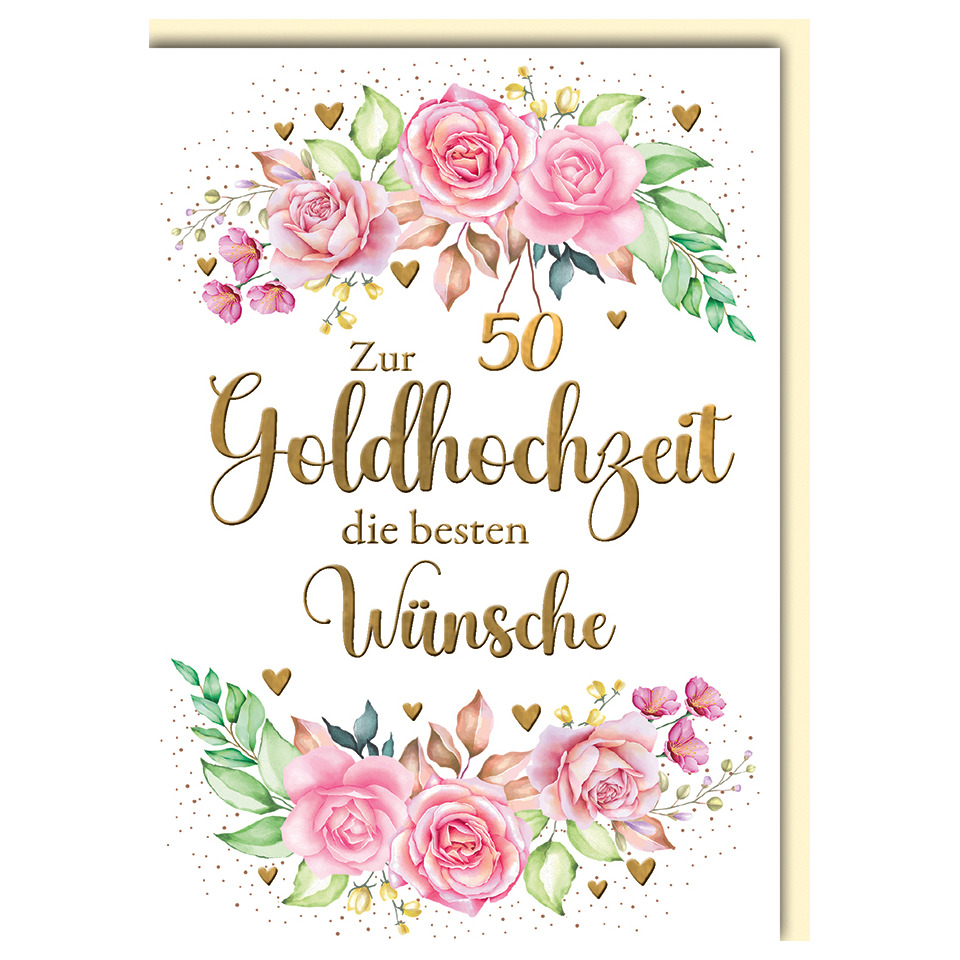 roses, blumen, karte, hochzeit, goldfarben