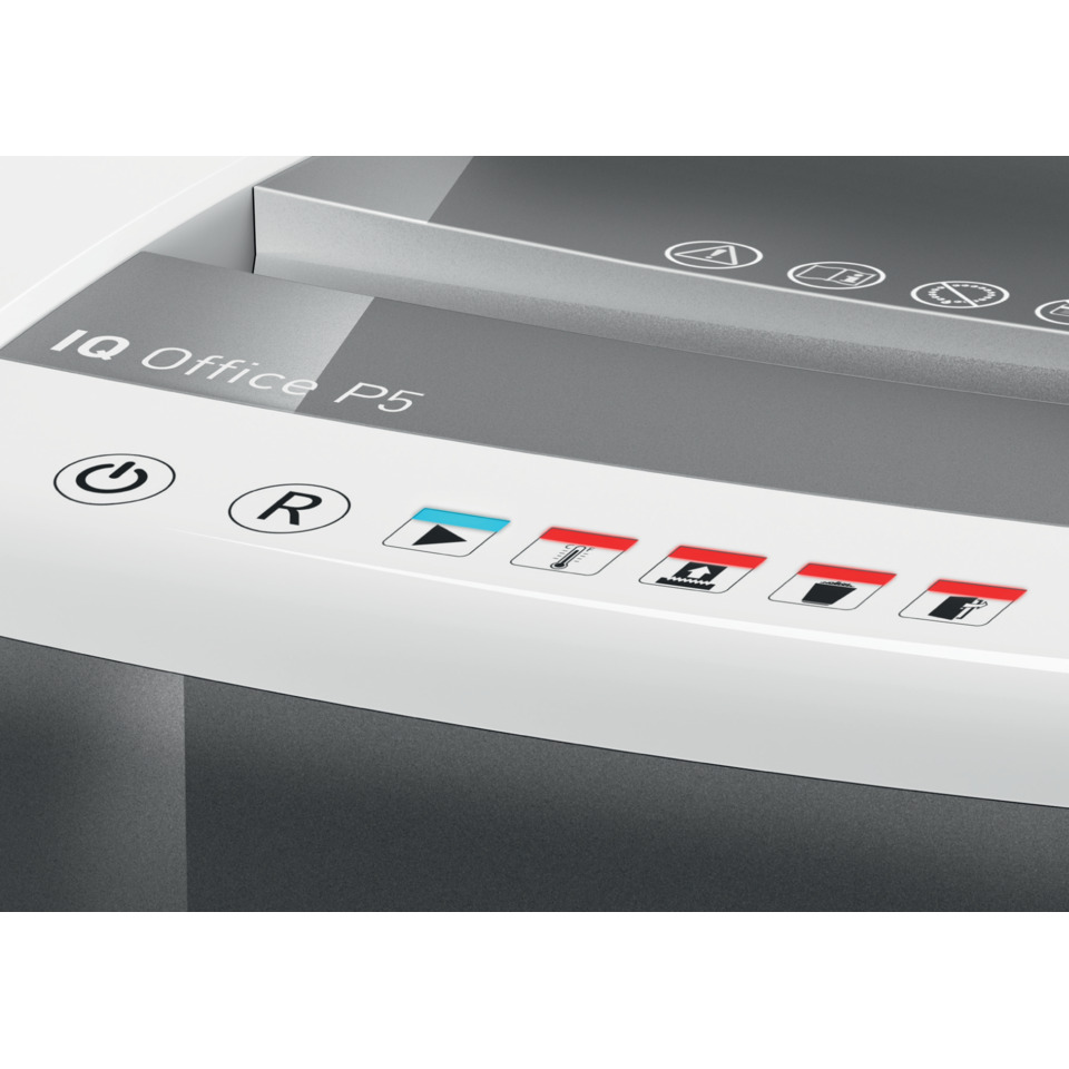 Office, Drucker, Panel, Bedienfeld, Symbole, Büro-Drucker, P5-Modell, Bedienfeld, farbige Anzeigen, Netzschalter