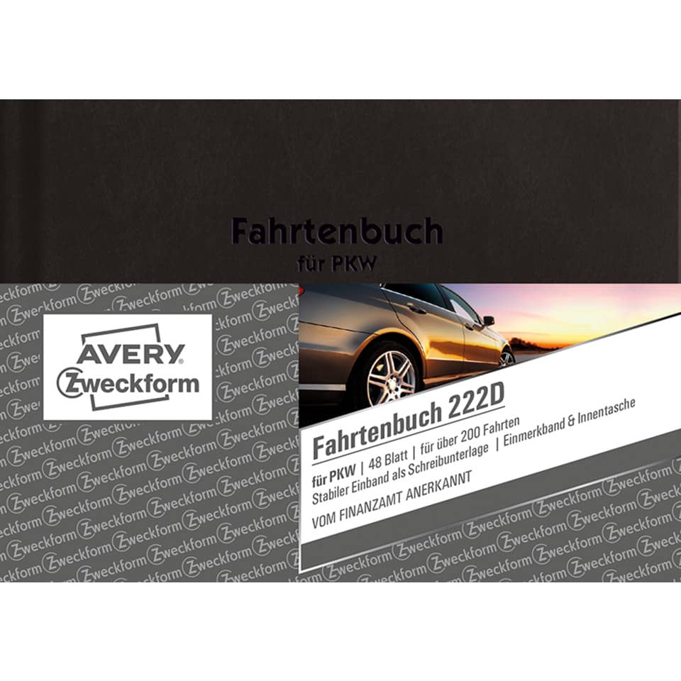 Fahrtenbuch, PKW, Auto, Fahrzeug, Einband