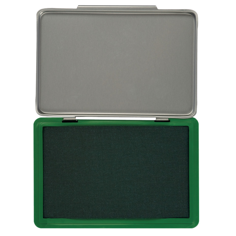 Stempel, Tinte, Tintengummi, Grüner Rand, Bürobedarf