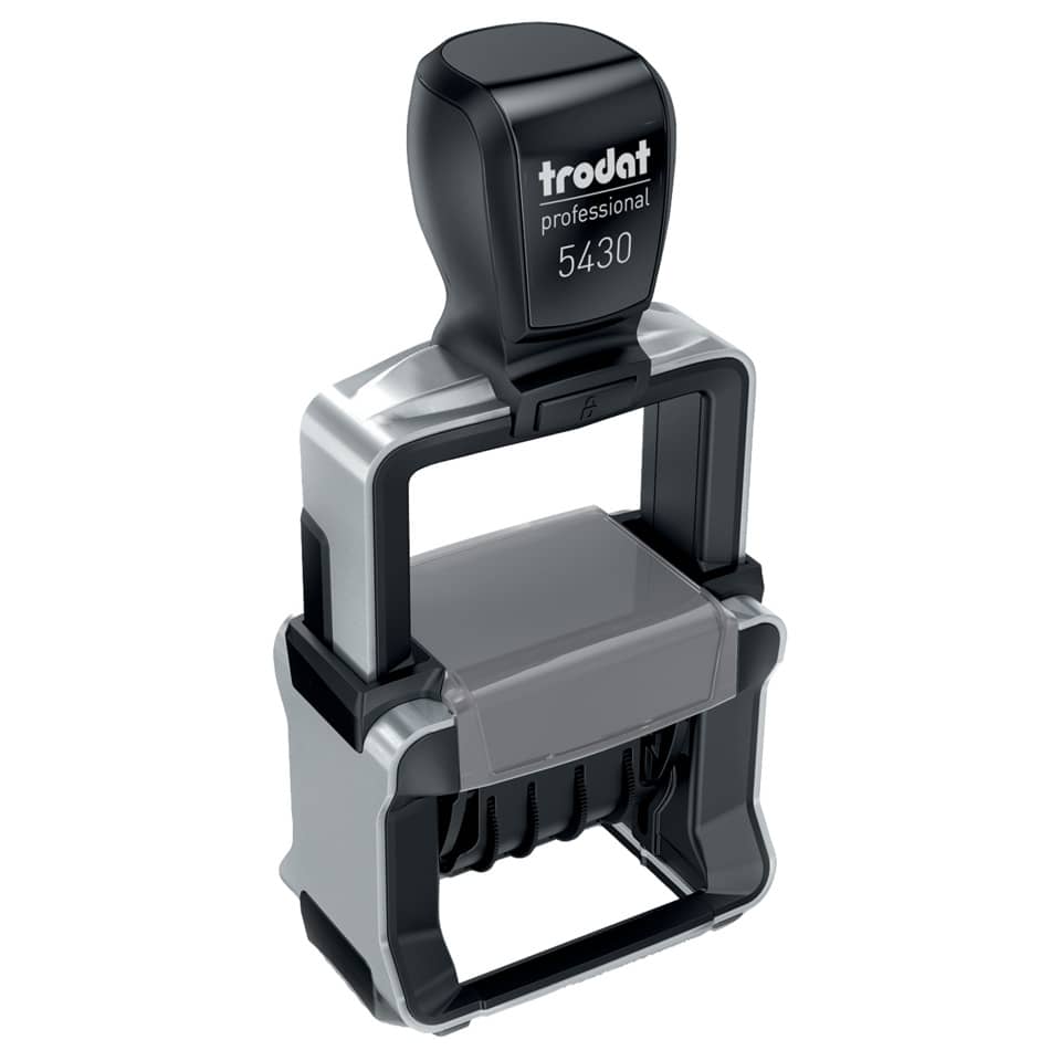 Stempel, Stempelhalter, Trodat 5430, Professioneller Stempel, Bürostempel