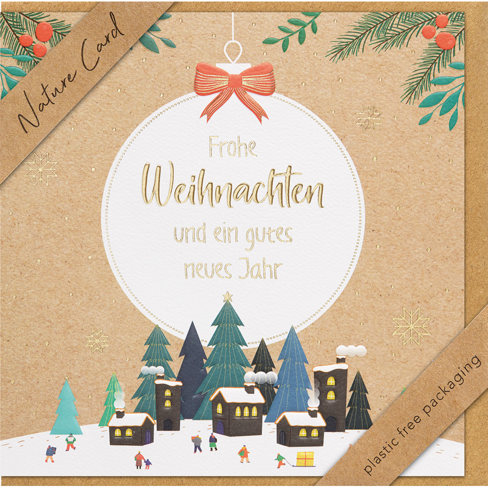 Weihnachtskarte, Karte, Winter, Weihnachten, Szenerie
