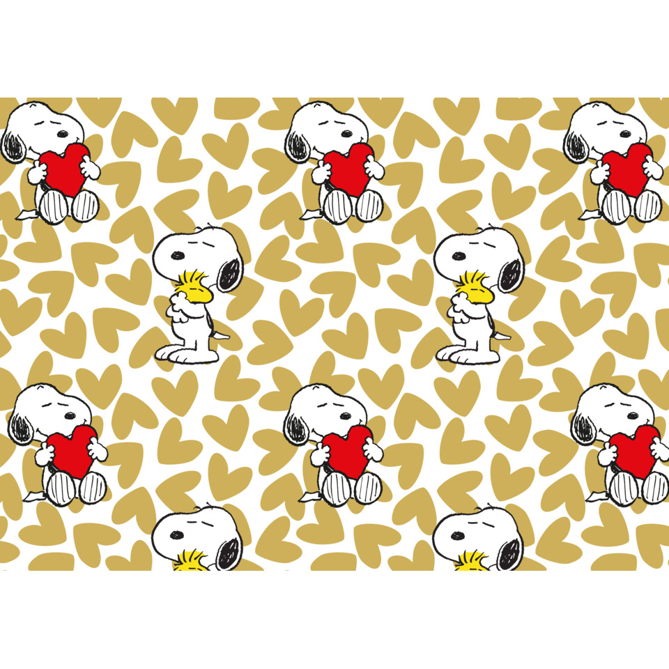 Snoopy, Herz, Herzen, Pfoten, Pattern