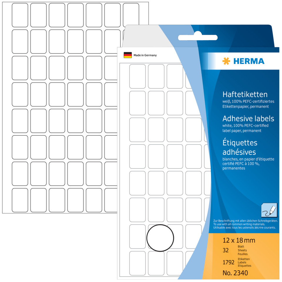 Haftetiketten, Labelpapier, Klebelabel, Kleben, Aufkleberpapier