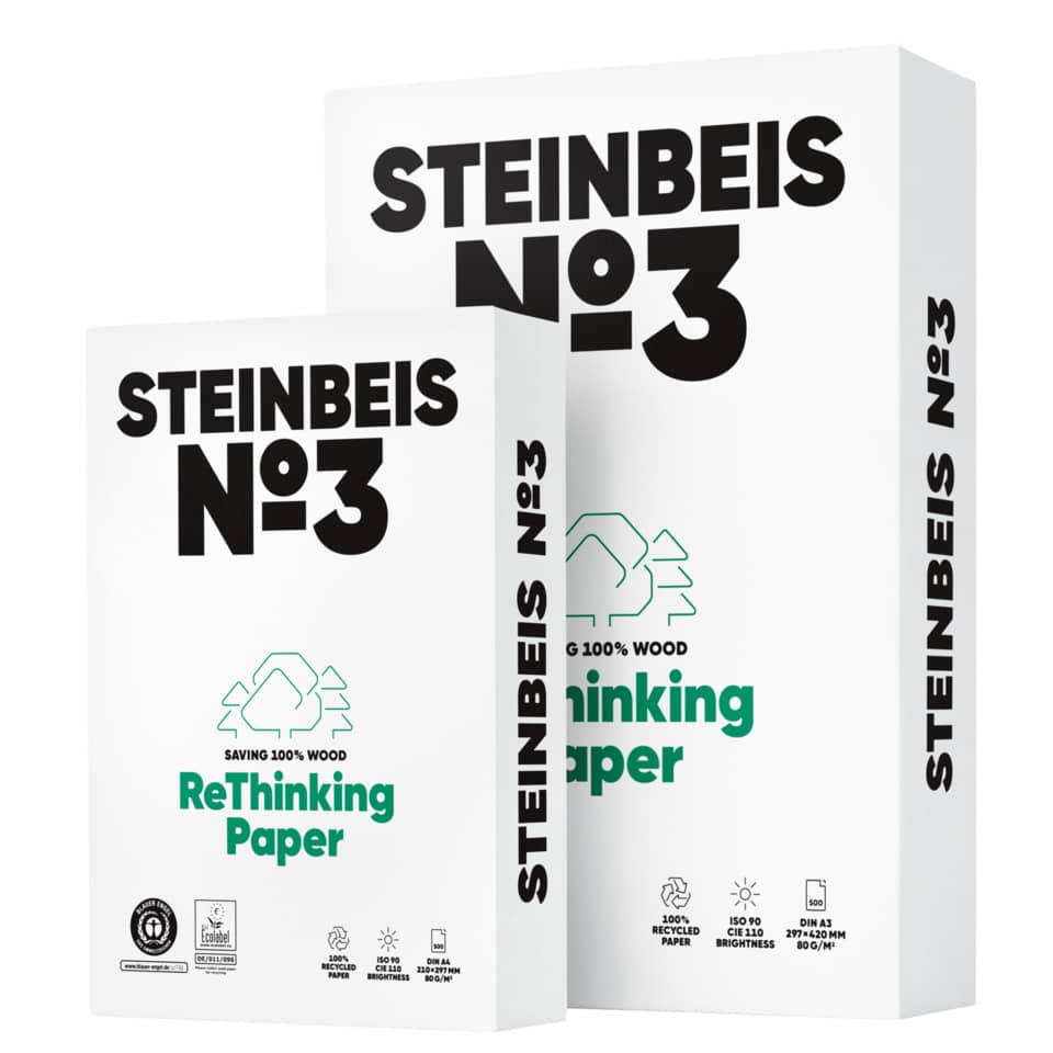 recycling paper, thinking paper, papieren doos, houtbesparing, no3