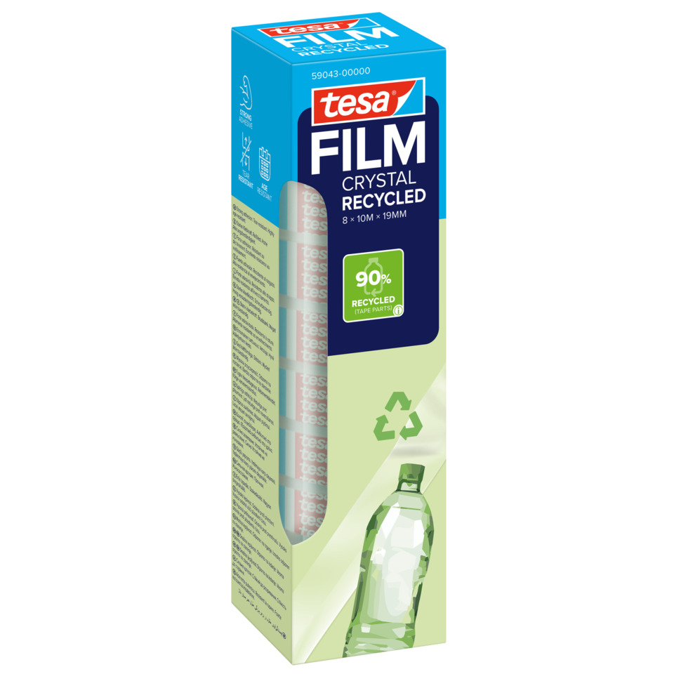 film, recycled, 80, Kristall, Plastikflasche