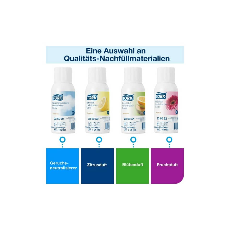 Luftspray, Geruchsneutralisierer, Zitrusduft, Blütenduft, Fruchtduft