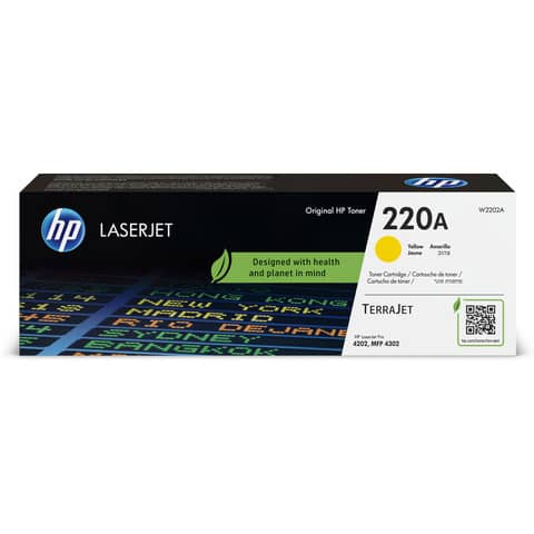 Lasertoner Nr.220A, 1.800 Seiten, yellow HP W2202A