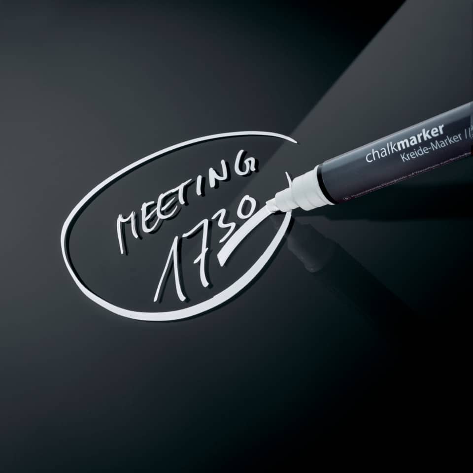 Chalkmarker, Whiteboard-Marker, Weiße Tinte, Marker, Oberfläche zeichnen