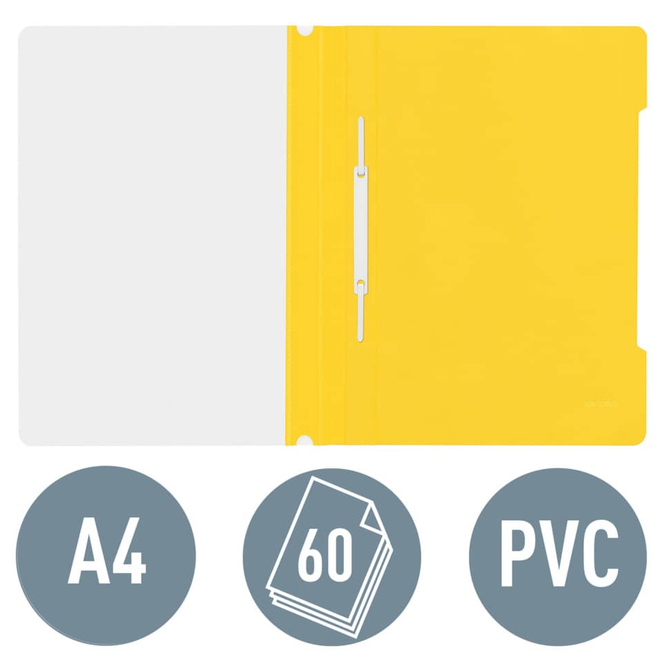A4, Binder, PVC, Ordner, Gelbes Ordner