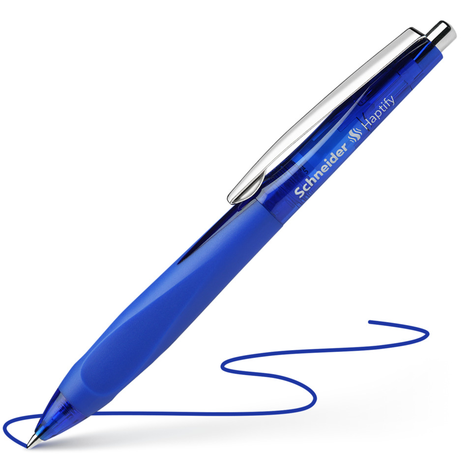 Kugelschreiber, blau, Stift, rollenspitz, markenlos
