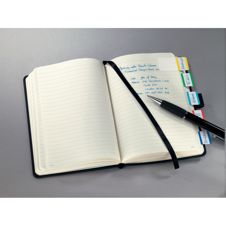 Notizbuch, Notebook, A4, Linierte Seiten, Schwarz