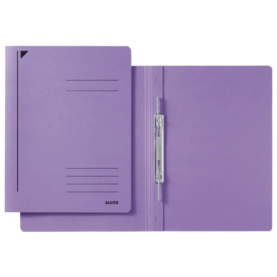 Notizbuch, Notizheft, Klapp-Ordner, Klippsystem, Lila Notebook