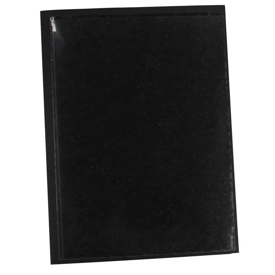 notebook, black, cover, plain, rectangle