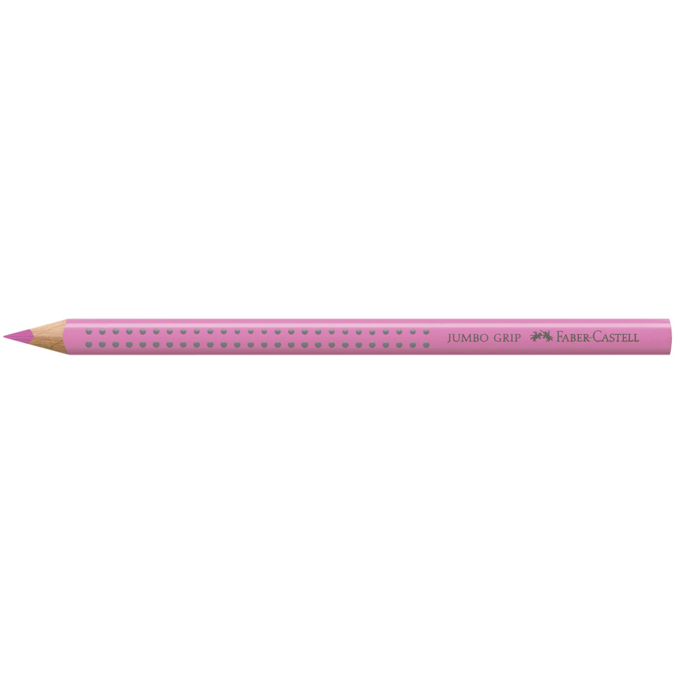 pink pencil, Graphite pencil, Pünktchenmuster, Jumbo-Griff, Faber-Castell